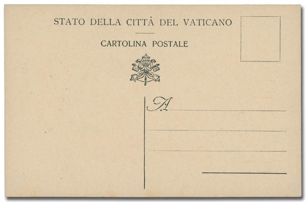 Vatican Issued Postcards